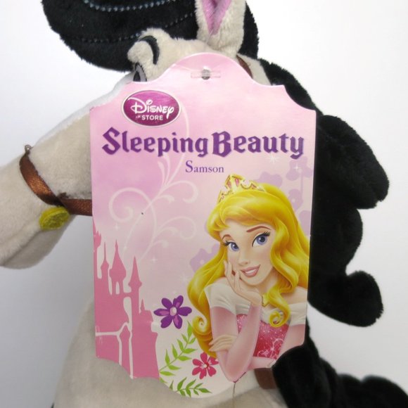 NWT Disney Store Sleeping Beauty Samson Horse Plush 18" Poseable - Picture 5 of 10